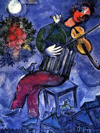 Blue Violinist Marc Chagall